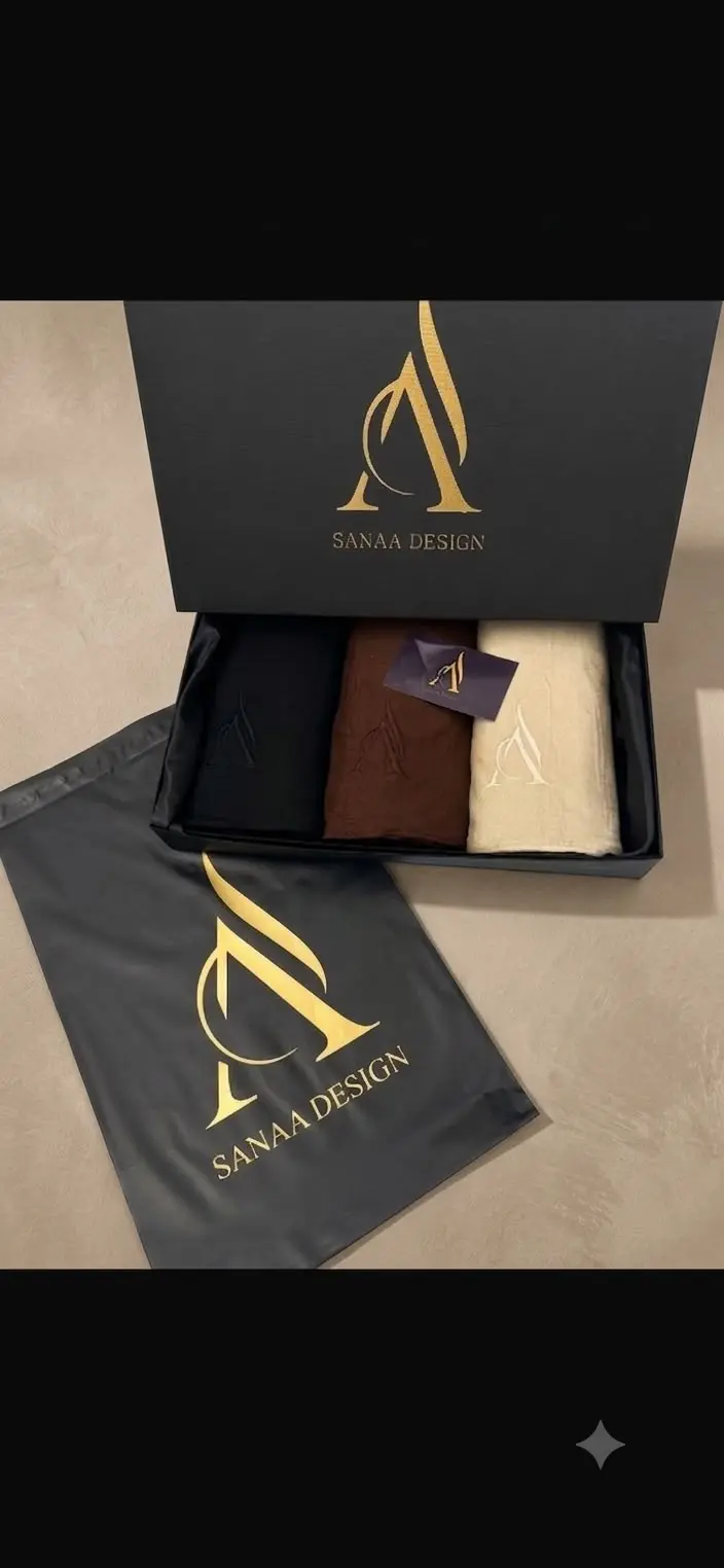 SANAA DESIGN „Dalija“ Premium Chiffon Hijab 3er-Set